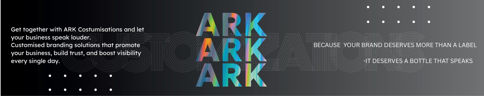 ARK Customizations | Premium Water Bottle Label Branding